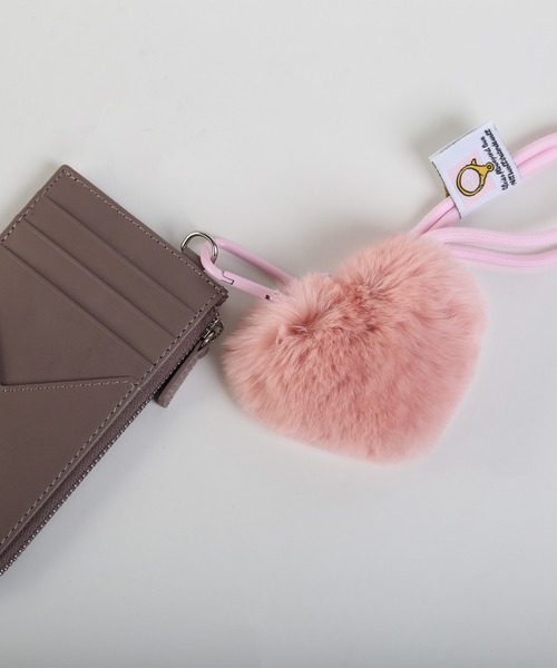 ハートふわふわファーチャーム（チャーム）｜sankyo shokai