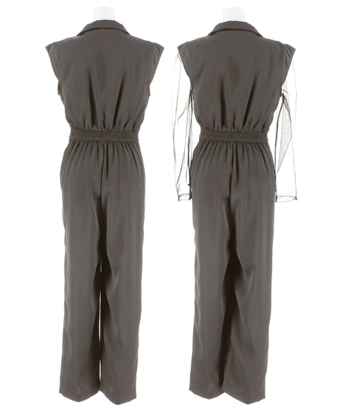 darial（ダリアル）の「【darial】2way pants set dress 2way パンツ セット ドレス お呼ばれ 結婚式 二次会 成人式 同窓会 セレモニードレス パーティドレス オケージョンドレス（パンツドレス・レディース・ブラック/ブラウン/グレー・S/M/L）」の15枚目の写真