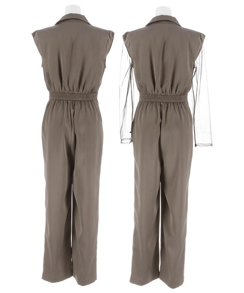 darial（ダリアル）の「【darial】2way pants set dress 2way パンツ セット ドレス お呼ばれ 結婚式 二次会 成人式 同窓会 セレモニードレス パーティドレス オケージョンドレス（パンツドレス・レディース・ブラック/ブラウン/グレー・S/M/L）」の17枚目の写真