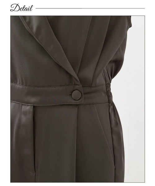 darial（ダリアル）の「【darial】2way pants set dress 2way パンツ セット ドレス お呼ばれ 結婚式 二次会 成人式 同窓会 セレモニードレス パーティドレス オケージョンドレス（パンツドレス・レディース・ブラック/ブラウン/グレー・S/M/L）」の20枚目の写真