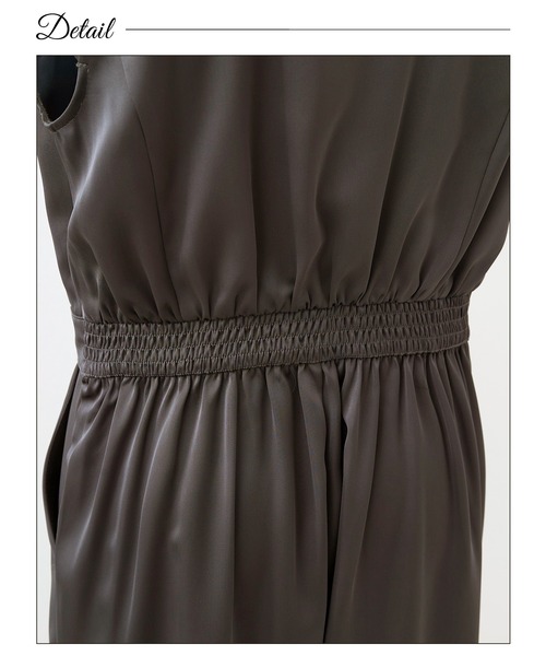 darial（ダリアル）の「【darial】2way pants set dress 2way パンツ セット ドレス お呼ばれ 結婚式 二次会 成人式 同窓会 セレモニードレス パーティドレス オケージョンドレス（パンツドレス・レディース・ブラック/ブラウン/グレー・S/M/L）」の21枚目の写真