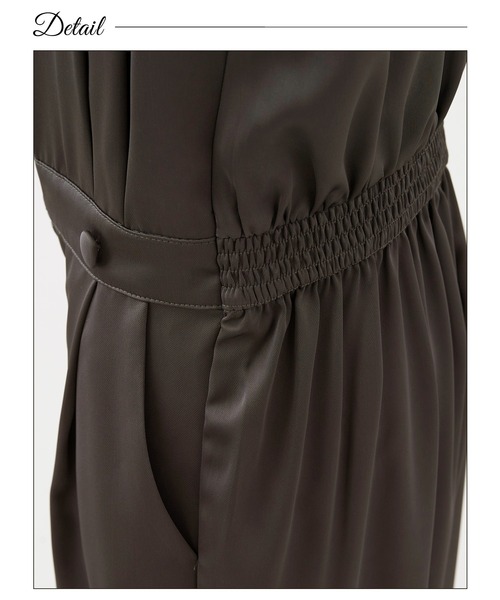 darial（ダリアル）の「【darial】2way pants set dress 2way パンツ セット ドレス お呼ばれ 結婚式 二次会 成人式 同窓会 セレモニードレス パーティドレス オケージョンドレス（パンツドレス・レディース・ブラック/ブラウン/グレー・S/M/L）」の22枚目の写真