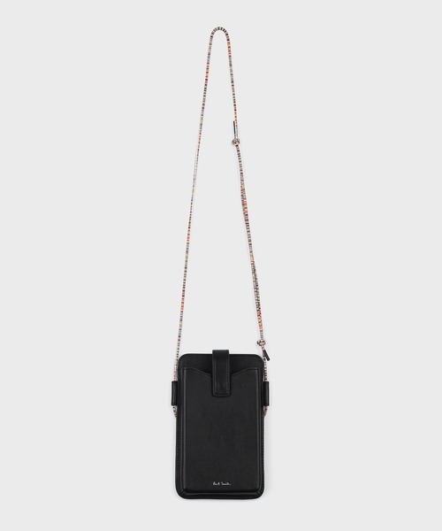 Paul Smith(ポールスミス)の「シグネチャーストライプコード フォンポーチ【553430 P102】(その他小物・メンズ・ブラック・FREE)」の4枚目の写真
