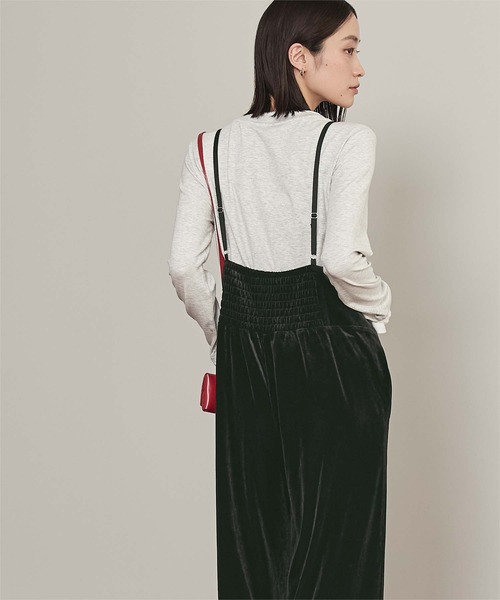 miette（ミエット）の「ベロアサロペット（サロペット/オーバーオール・レディース・ブラック/ブラウン・M/S）」の7枚目の写真