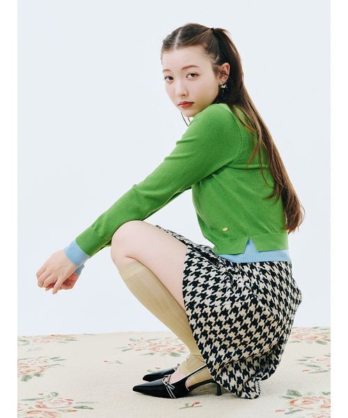 LILY BROWN（リリーブラウン）の「ハートリボンピアス（ピアス（両耳用）・レディース・ゴールド/シルバー・F）」の6枚目の写真