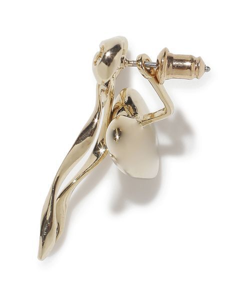 LILY BROWN（リリーブラウン）の「ハートリボンピアス（ピアス（両耳用）・レディース・ゴールド/シルバー・F）」の11枚目の写真