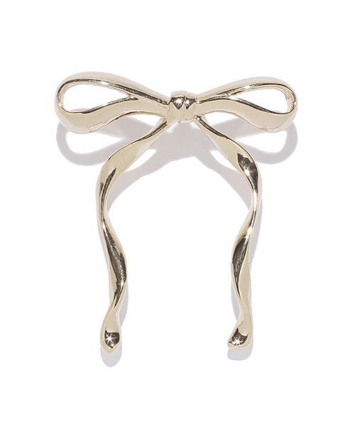 LILY BROWN（リリーブラウン）の「ハートリボンピアス（ピアス（両耳用）・レディース・ゴールド/シルバー・F）」の10枚目の写真