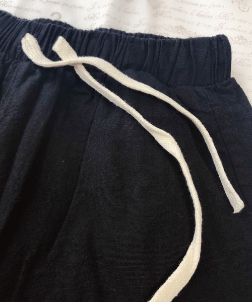 Beststore(ベストストア)の「綿麻パンツ ロングパンツ ポケット付き(その他パンツ・レディース・ネイビー/ベージュ/ライトグレー/ライトグリーン/レッド/ブラック/エメラルド・S/M/L/XL/XXL)」の16枚目の写真