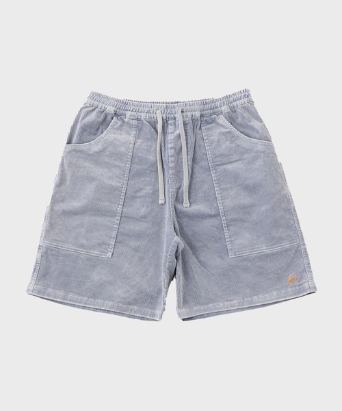 HANGTEN(ハンテン)の「【HANGTEN/ハンテン】別注 クラシック コーデュロイショートパンツ(その他パンツ・メンズ・サックスブルー/ベージュ・MEDIUM/LARGE)」の1枚目の写真