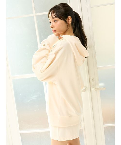 スポーティーベア裏毛パーカ（ルームウェア/パジャマ）｜gelato