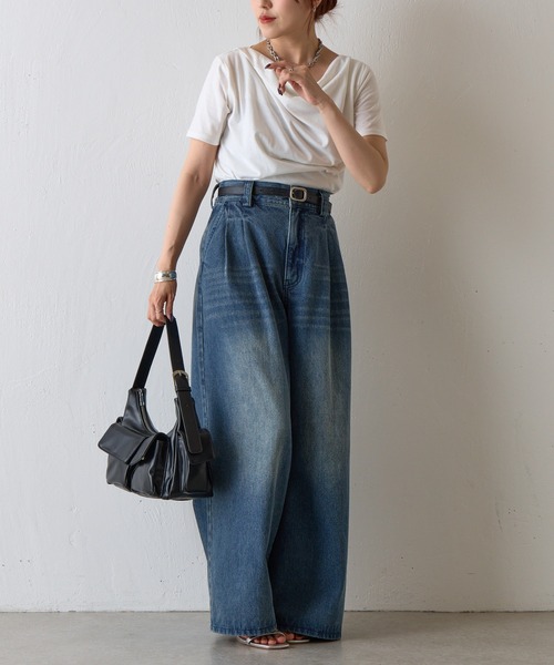 COLONY 2139(コロニートゥーワンスリーナイン)の「ヴィンテージ合皮マルチポケットショルダーバッグ(ショルダーバッグ・レディース・ブラック/ブラウン・FREE)」の17枚目の写真