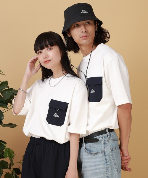 GLOBAL WORK(グローバルワーク)の「KELTYコラボTシャツ/半袖/576834(Tシャツ/カットソー・メンズ・ネイビー/ベージュ/ホワイト系その他5/ホワイト系その他6/ホワイト系その他7・SMALL/MEDIUM/LARGE)」の2枚目の写真