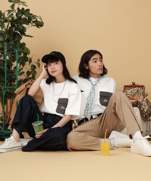 GLOBAL WORK(グローバルワーク)の「KELTYコラボTシャツ/半袖/576834(Tシャツ/カットソー・メンズ・ネイビー/ベージュ/ホワイト系その他5/ホワイト系その他6/ホワイト系その他7・SMALL/MEDIUM/LARGE)」の4枚目の写真