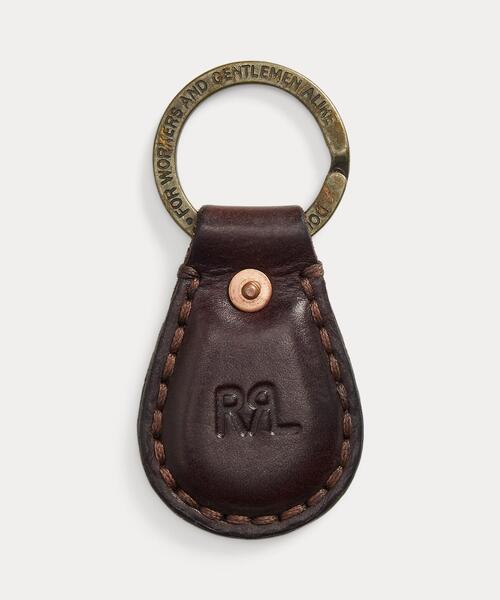 RRL レザーキーフォブ　キーホルダー RRL “Braided Leather Key Fob” レザー 編み込み キーホルダー