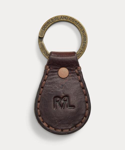 RRL レザーキーフォブ　キーホルダー RRL（ダブル アール エル）の「レザー キー フォブ（キーホルダー