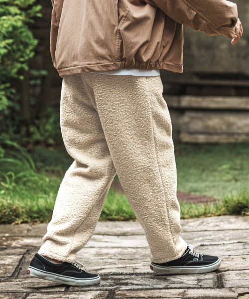 CAMBIO(カンビオ)の「mp14016- Fleece Balloon Easy Pants バルーンイージーパンツ(CAM25AW-022)(その他パンツ・メンズ・ブラウン/ベージュ/チャコール・S/M/L)」の3枚目の写真