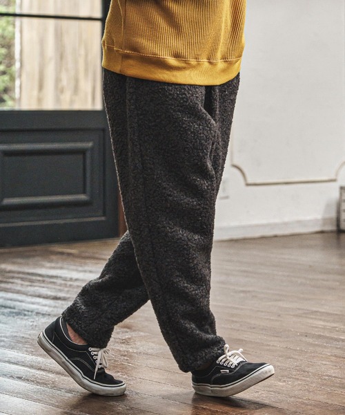 CAMBIO(カンビオ)の「mp14016- Fleece Balloon Easy Pants バルーンイージーパンツ(CAM25AW-022)(その他パンツ・メンズ・ブラウン/ベージュ/チャコール・S/M/L)」の1枚目の写真