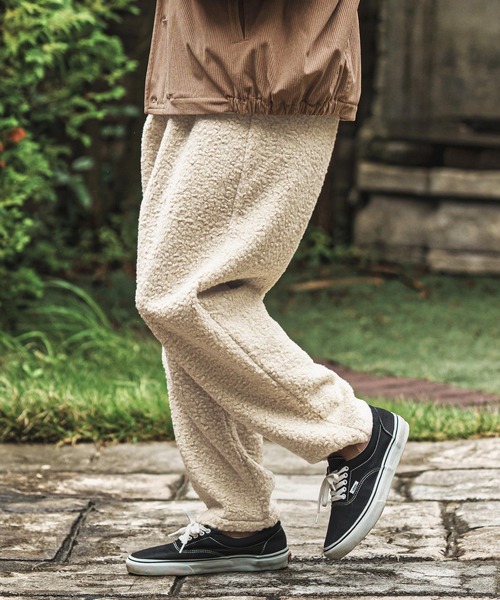 CAMBIO(カンビオ)の「mp14016- Fleece Balloon Easy Pants バルーンイージーパンツ(CAM25AW-022)(その他パンツ・メンズ・ブラウン/ベージュ/チャコール・S/M/L)」の6枚目の写真