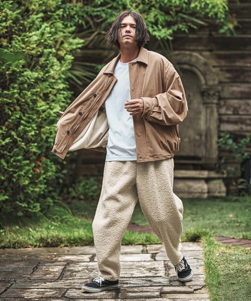 CAMBIO(カンビオ)の「mp14016- Fleece Balloon Easy Pants バルーンイージーパンツ(CAM25AW-022)(その他パンツ・メンズ・ブラウン/ベージュ/チャコール・S/M/L)」の7枚目の写真