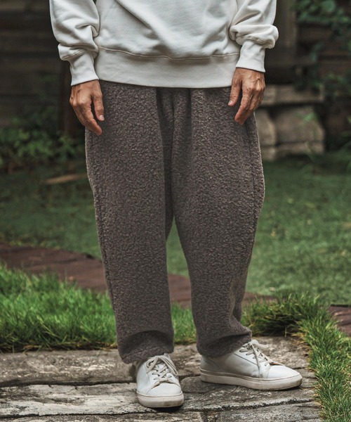 CAMBIO(カンビオ)の「mp14016- Fleece Balloon Easy Pants バルーンイージーパンツ(CAM25AW-022)(その他パンツ・メンズ・ブラウン/ベージュ/チャコール・S/M/L)」の11枚目の写真