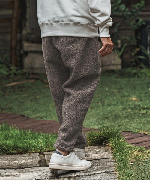 CAMBIO(カンビオ)の「mp14016- Fleece Balloon Easy Pants バルーンイージーパンツ(CAM25AW-022)(その他パンツ・メンズ・ブラウン/ベージュ/チャコール・S/M/L)」の12枚目の写真