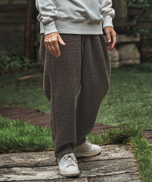CAMBIO(カンビオ)の「mp14016- Fleece Balloon Easy Pants バルーンイージーパンツ(CAM25AW-022)(その他パンツ・メンズ・ブラウン/ベージュ/チャコール・S/M/L)」の13枚目の写真