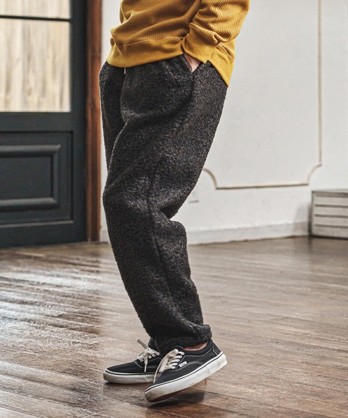 CAMBIO(カンビオ)の「mp14016- Fleece Balloon Easy Pants バルーンイージーパンツ(CAM25AW-022)(その他パンツ・メンズ・ブラウン/ベージュ/チャコール・S/M/L)」の18枚目の写真