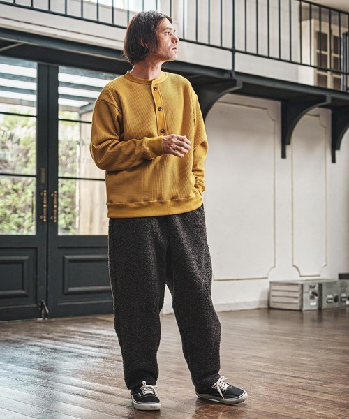 CAMBIO(カンビオ)の「mp14016- Fleece Balloon Easy Pants バルーンイージーパンツ(CAM25AW-022)(その他パンツ・メンズ・ブラウン/ベージュ/チャコール・S/M/L)」の21枚目の写真