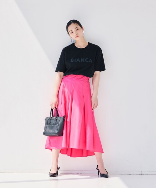 BIANCA（ビアンカ）の「【マルチシーン】ランダムタックスカート（スカート・レディース・ネイビー/ピンク・38）」の14枚目の写真