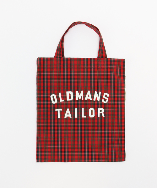 R&D.M.Co OLDMAN’S TAILOR(オールドマンズテイラー)の「【R&D.M.Co/オールドマンズテイラー】OMT PRINT MINI TOTE CHECK トートバッグ(トートバッグ・レディース・レッド/グリーン・FREE)」の2枚目の写真