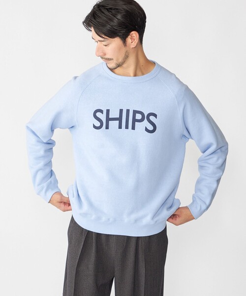 SHIPS(シップス)の「SHIPS: SHIPS ロゴ スウェット(スウェット・メンズ・グレー/ネイビー/ライトブルー/ワイン・93/94/95)」の3枚目の写真