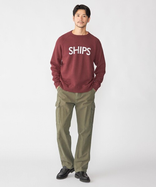 ships シップス SHIPS: 50th ANNIV SHIPS ロゴ スウェット（スウェット）｜SHIPS
