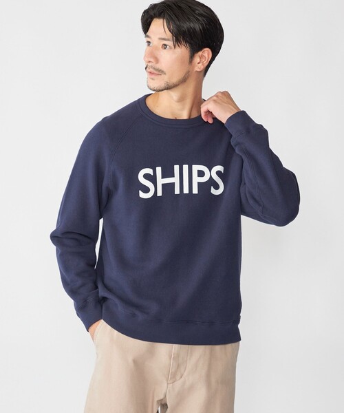 SHIPS(シップス)の「SHIPS: SHIPS ロゴ スウェット(スウェット・メンズ・グレー/ネイビー/ライトブルー/ワイン・93/94/95)」の13枚目の写真