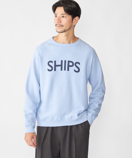 SHIPS(シップス)の「SHIPS: SHIPS ロゴ スウェット(スウェット・メンズ・グレー/ネイビー/ライトブルー/ワイン・93/94/95)」の19枚目の写真