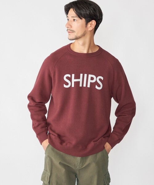 SHIPS(シップス)の「SHIPS: SHIPS ロゴ スウェット(スウェット・メンズ・グレー/ネイビー/ライトブルー/ワイン・93/94/95)」の21枚目の写真