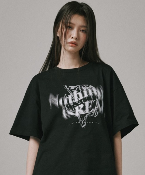 Vini(ヴィニ)の「【Vini】Notthing 半袖Tシャツ(Tシャツ/カットソー・メンズ・ホワイト/グレー/ブラック・SMALL/MEDIUM/LARGE)」の6枚目の写真