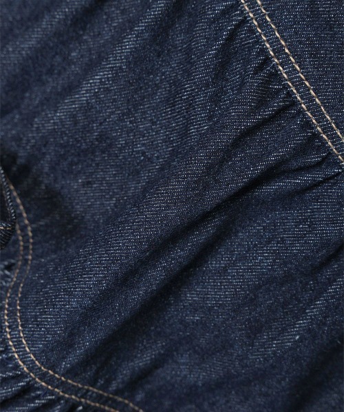 F i.n.t(フィント)の「ダブルリボンフリルデニムミニスカート/fint フィント(スカート・レディース・インディゴブルー/ブラウン・FREE)」の15枚目の写真