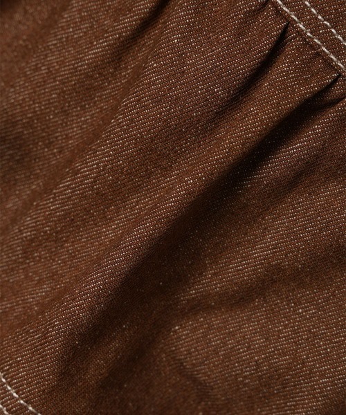 F i.n.t(フィント)の「ダブルリボンフリルデニムミニスカート/fint フィント(スカート・レディース・インディゴブルー/ブラウン・FREE)」の16枚目の写真