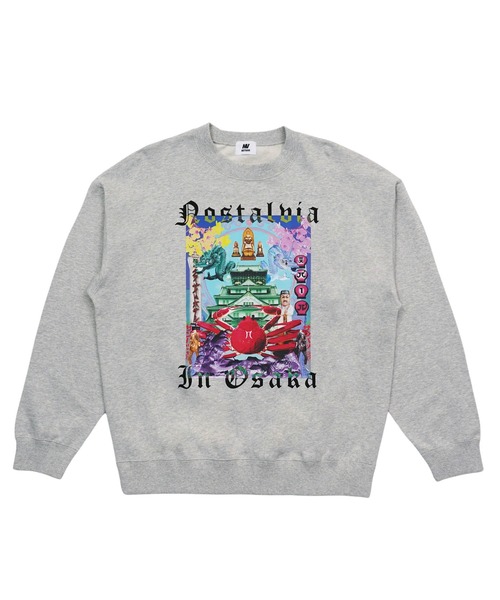 NOSTALVIA(ノスタルヴィア)の「NOSTALVIA ノスタルヴィア Osaka Mydo / オオサカ マイド スウェット プルオーバー(スウェット・メンズ・ホワイト/杢グレー/ブラック・SMALL/MEDIUM/LARGE/X-LARGE)」の5枚目の写真