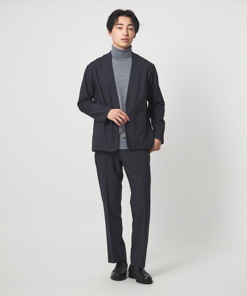 セール】A+ ウールライク スタンダード イージー スラックス