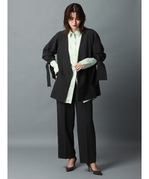 CIS.（シス）の「CIS. ストレートパンツ ウォッシャブル ストレッチ ダブルクロス 無地（その他パンツ）」