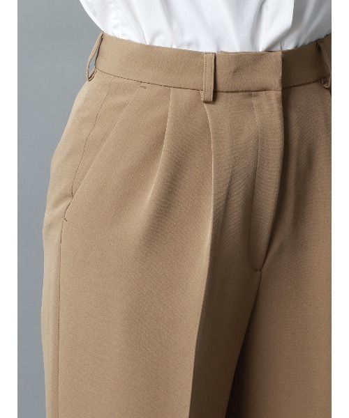 CIS.(シス)の「CIS. ストレートパンツ ウォッシャブル ストレッチ ダブルクロス 無地(その他パンツ・レディース・ブラック/ベージュ・34(5号)/36(7号)/38(9号)/40(11号))」の12枚目の写真