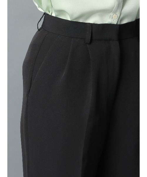 CIS.(シス)の「CIS. ストレートパンツ ウォッシャブル ストレッチ ダブルクロス 無地(その他パンツ・レディース・ブラック/ベージュ・34(5号)/36(7号)/38(9号)/40(11号))」の18枚目の写真