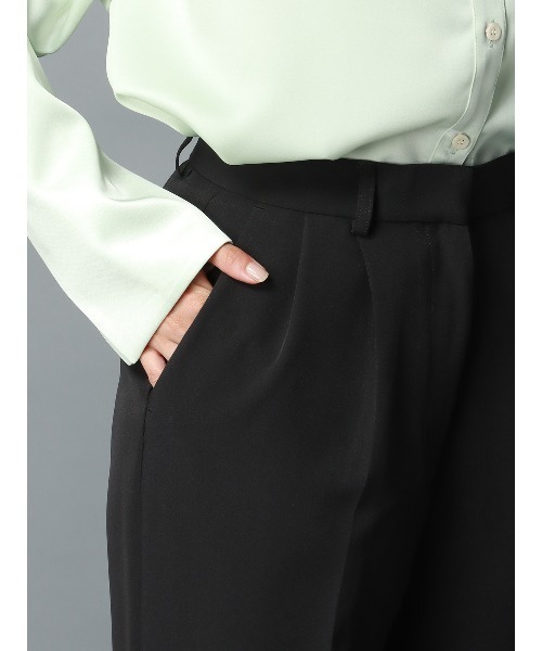 CIS.(シス)の「CIS. ストレートパンツ ウォッシャブル ストレッチ ダブルクロス 無地(その他パンツ・レディース・ブラック/ベージュ・34(5号)/36(7号)/38(9号)/40(11号))」の20枚目の写真