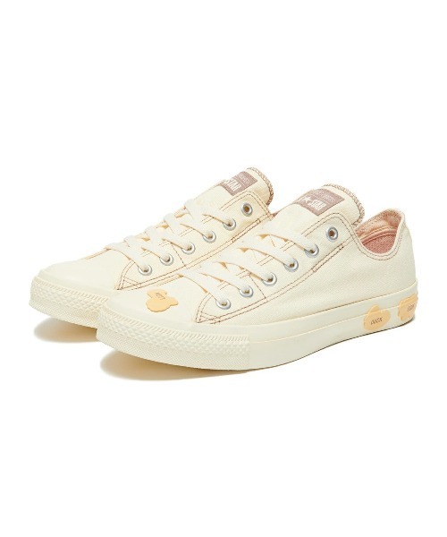 CONVERSE(コンバース)の「CONVERSE ALL STAR BS SLIP OX / TABEKKO DOUBUTSU(コンバース オールスター BS スリップ OX / たべっ子どうぶつ)(スニーカー・レディース・オフホワイト・22cm/24.5cm/23.5cm/23cm/22.5cm)」の1枚目の写真