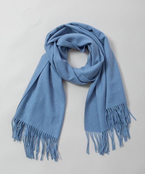 Munich（ミューニック）の「カシミアタッチストール（ストール/ショール・レディース・ブラウン/ブルー/グレー/ブラック/アイボリー・FREE）」の13枚目の写真