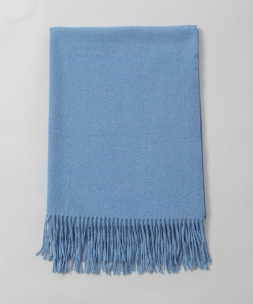 Munich（ミューニック）の「カシミアタッチストール（ストール/ショール・レディース・ブラウン/ブルー/グレー/ブラック/アイボリー・FREE）」の14枚目の写真