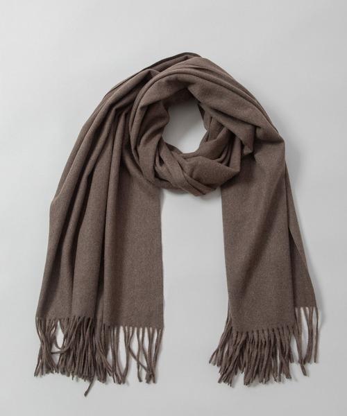 Munich（ミューニック）の「カシミアタッチストール（ストール/ショール・レディース・ブラウン/ブルー/グレー/ブラック/アイボリー・FREE）」の19枚目の写真