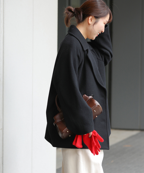 WEB限定》［25AW新作］尾州ウールショートPコート（ピーコート