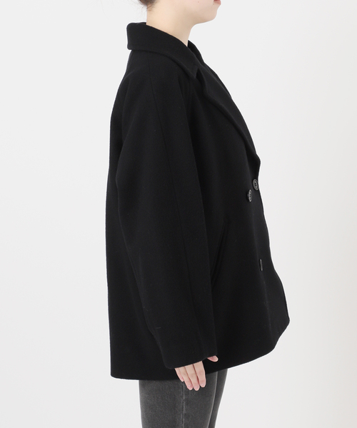 WEB限定》［25AW新作］尾州ウールショートPコート（ピーコート